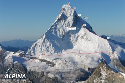 Matterhorn по северо-западному гребню «Zmutt Ridge»